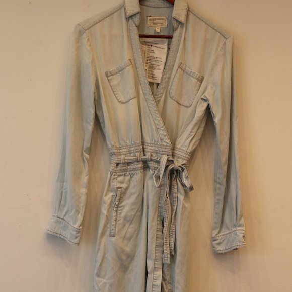 SOLD DVF Diane von Furstenberg x Current Elliott Size 4 Small The Wrap Dress - Picture 1 of 8